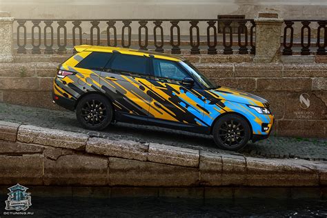 New Range Rover Sport Gets Crazy Heat Wave Wrap From Dc