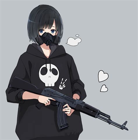 Fan Art Anime Girls Ak 47 Wallpapers Hd Desktop And Mobile Backgrounds