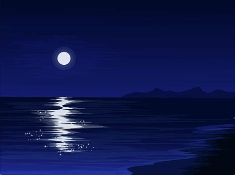Moonlight At Beach Digital Art By John Alberton Fine Art America