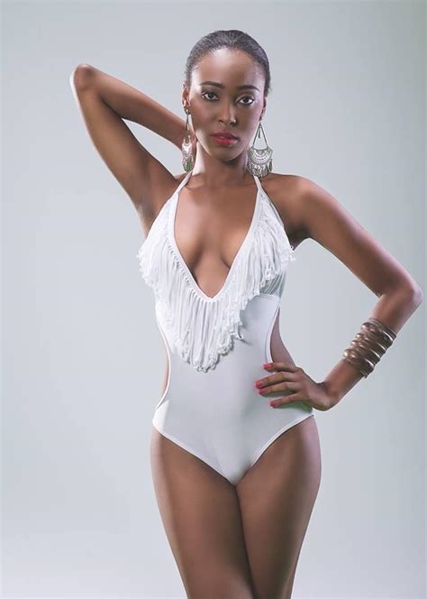 Marie Viannye Manard Contestant From Haiti In Swimsuit For Miss International