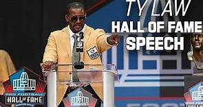 Ty Law FULL 2019 Hall of Fame Speech | 2019 Pro Football Hall of Fame | NFL