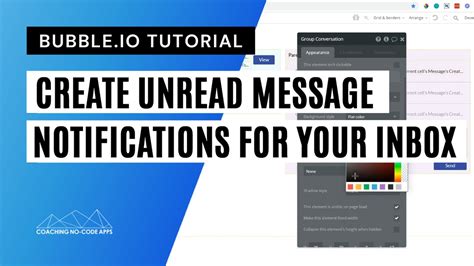 How To Create Unread Message Notifications For Your Apps Inbox Youtube