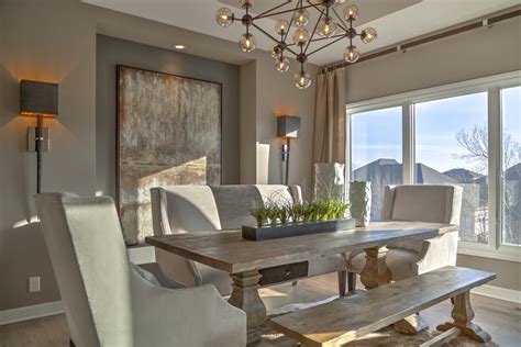 West Bay Model Transitional Dining Room Omaha By Falcone Hybner