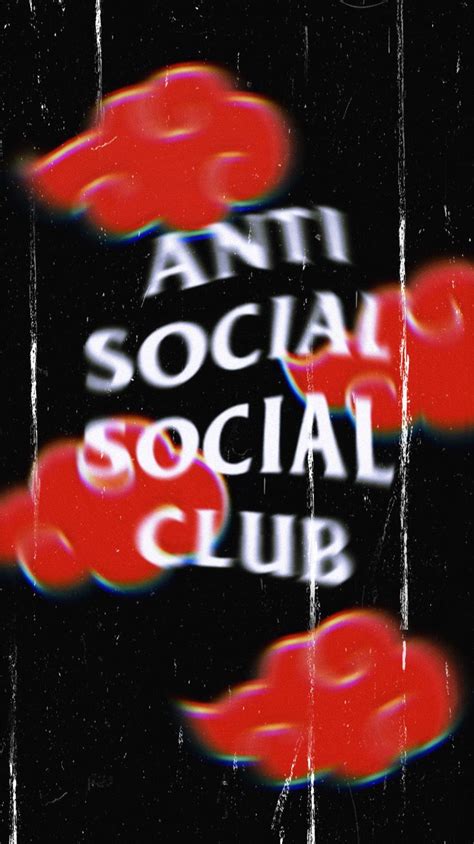Anti Social Social Club Akatsuki Iphone Wallpaper Tumblr Aesthetic