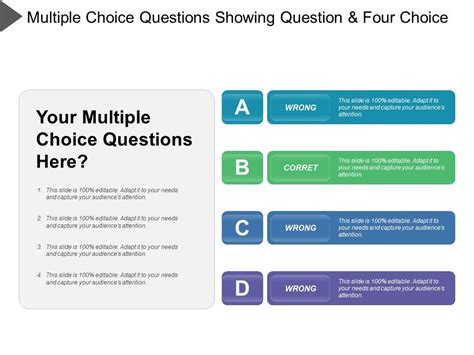 Multiple Choice Powerpoint Template Free Nismainfo