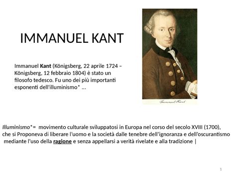 Power Point Immanuel Kant Docsity