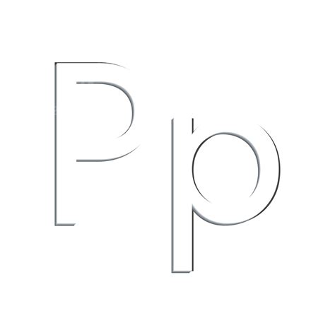 Letter P Vector Art Png Black And White P Letter Unique P Letter