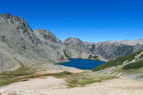 Blue Water Lake In Rocky Range Mountain Stock Photo Image Of Scenic