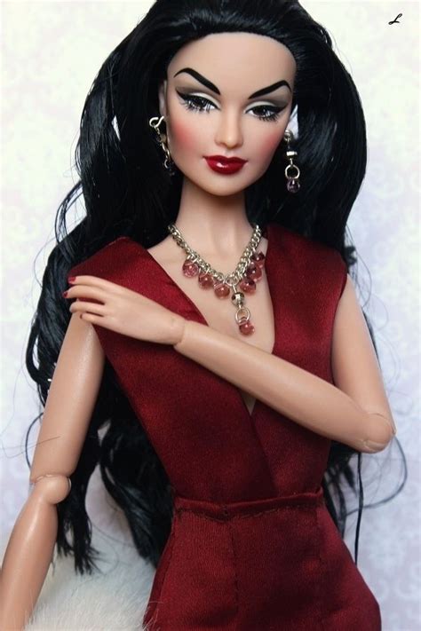 Red Haute Integrity Dolls Real Doll Beautiful Barbie Dolls Barbie Collector Barbie World