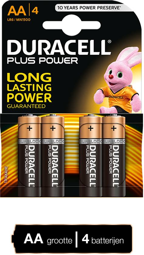 Duracell Plus Power Alkaline Aa Batterijen Stuks Kenmerken Tweakers