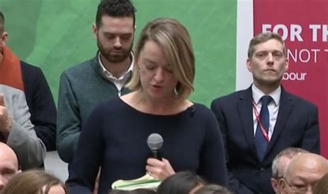 Laura Kuenssberg Booed By Labour Supporters At Party Manifesto Launch Uk News Uk