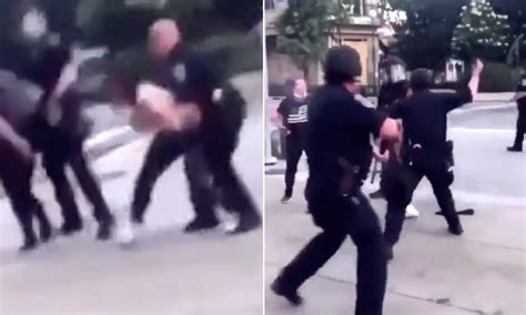 Footage Captures Cops Brutally Beating Black Woman After She Pulled Away From Officer Who Was
