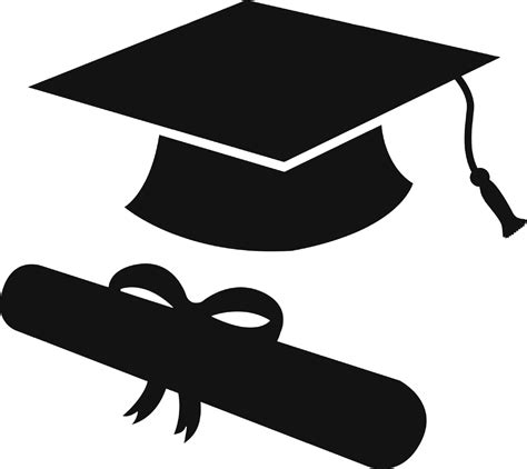Graduation Cap Silhouette Clipart Free Transparent Clipart Clipartkey Images And Photos Finder