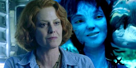 Avatar Way Of Water Concept Art Shows How Sigourney Weaver Became Kiri Newstars Education