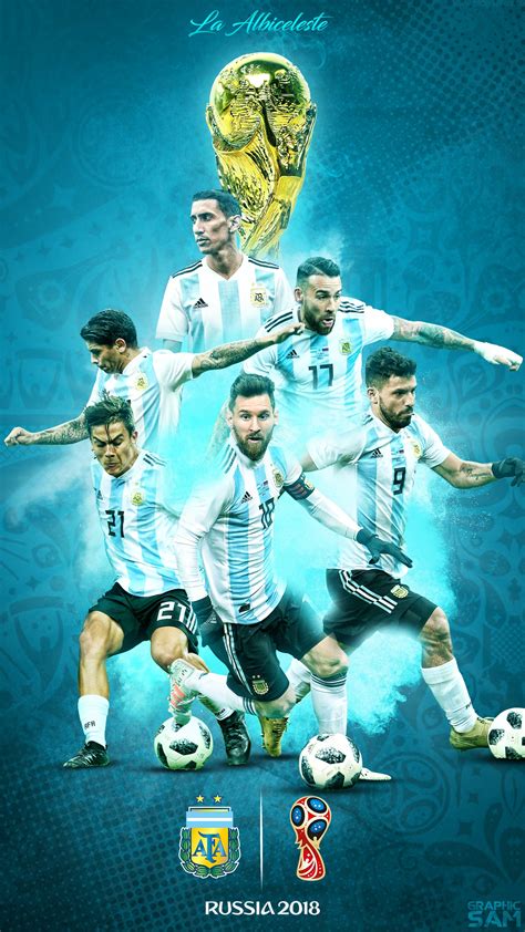 Download Argentina World Cup Phone Wallpaper By Graphicsamhd By