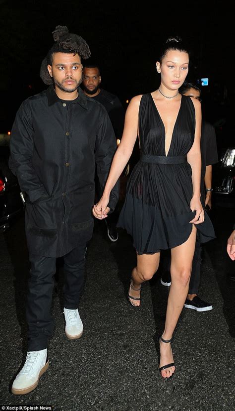 News reports that the couple really did part ways. Bella Hadid takes the plunge in low-cut LBD with The ...