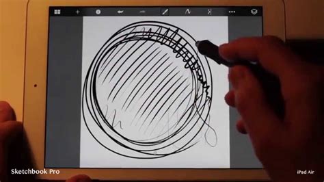 Sketchbook Pro Drawing App Speed Test On Ipad Air Vs Ipad 3 Youtube