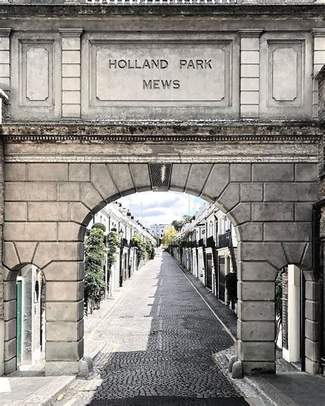 Holland Park Mews Westminster Europe Travel Beautiful London