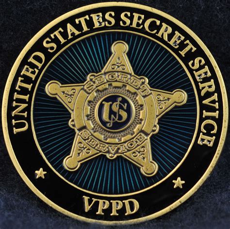 The basic function of secret service challenge coin. US Secret Service Vice Presidential Protective Division ...