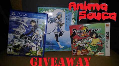 Anime Sauce Giveaway 2 Reveal Youtube