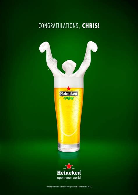 heineken print advert by ogilvy congratulations chris ads of the world™ heineken