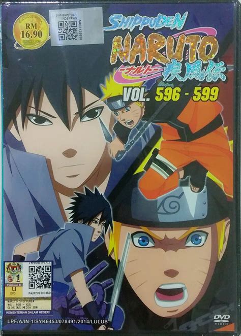 The story revolves around an older and slightly more matured uzumaki naruto and his quest to save his friend uchiha sasuke from the grips of the. DVD ANIME NARUTO SHIPPUDEN Vol.596-599 Region All English ...