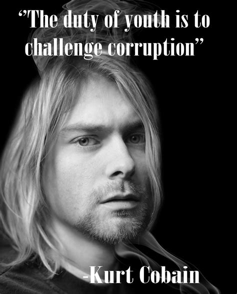 (poster) A quote by Kurt Cobain - By lRedPosion by lRedPosion on DeviantArt