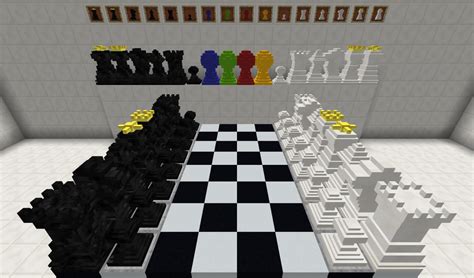 3d Chess Sets By Sibsib92 Minecraft Texture Pack