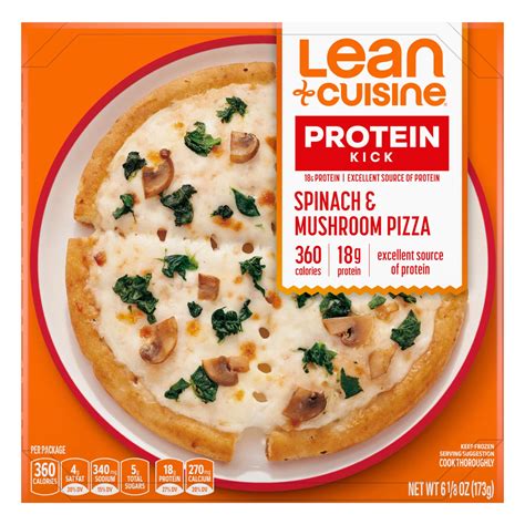 Lean Cuisine 18g Protein Frozen Pizza Spinach And Mushroom Shop Pizza