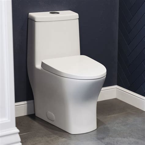 Swiss Madison Sublime Ii 1 Piece 08128 Gpf Dual Flush Elongated Toilet In White Sm 1t257