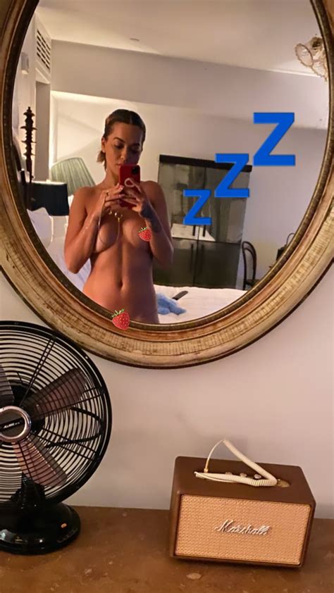 Rita Ora Posts Completely Naked Selfie With Only A Strawberry Hiding