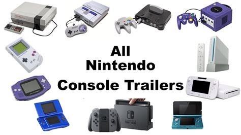 All Main Nintendo Console Trailers 1985 2017 Youtube