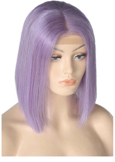light purple bob purple bob straight lace front wigs wig hairstyles