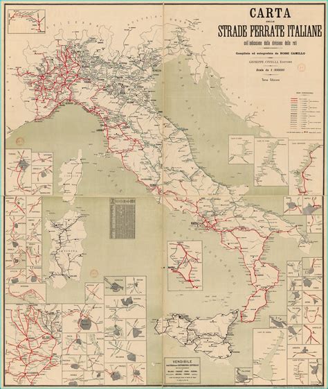 Rail Map Of Italy With Cities United States Map