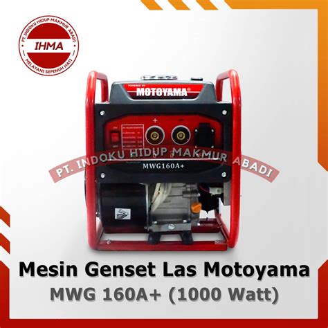 Jual Mesin Genset Las Motoyama Mwg A Welding Generator Watt Shopee Indonesia