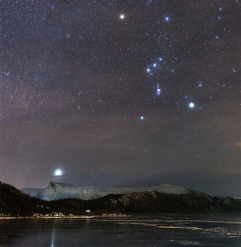 Sirius Rising With Orion By Tommy Eliassen