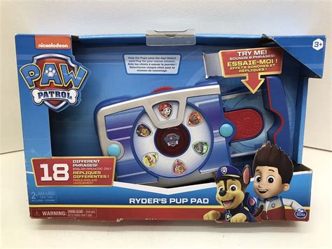 Paw Patrol Ryders Interactive Pup Pad 18 Sounds Phrases 2019 Spin