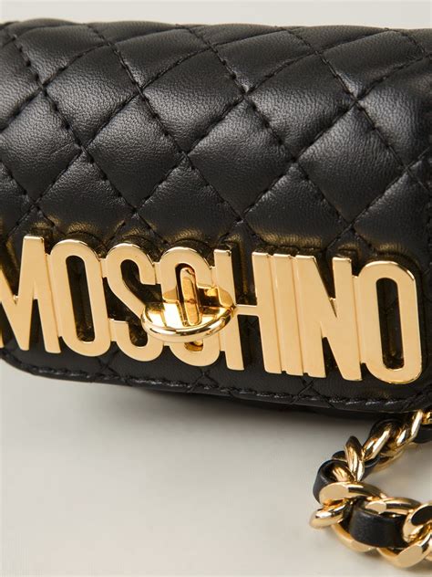 Moschino Mini Quilted Crossbody Bag Farfetch