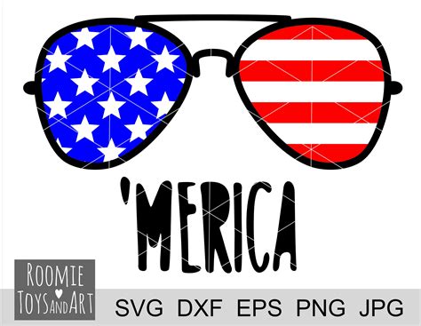 4th of July svg Patriotic sunglasses SVG American flag Svg | Etsy