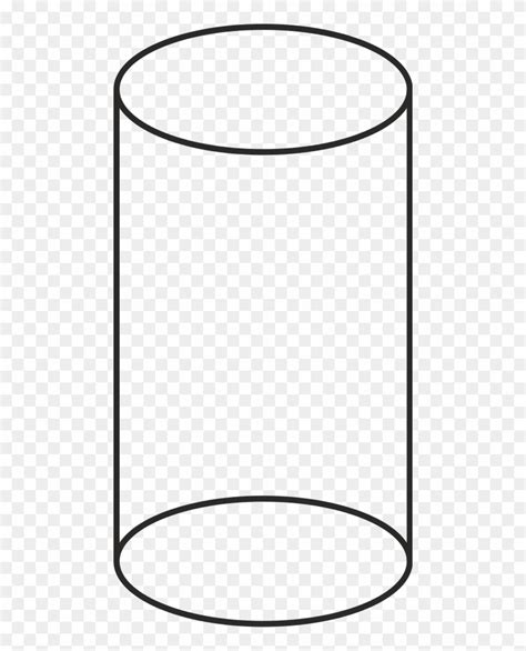 Shapes Cylinders 3d Printable Clipart Cylinder Template Math Color