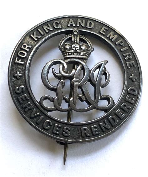 Honourable Artillery Company Hac Ww1 Silver War Badge In