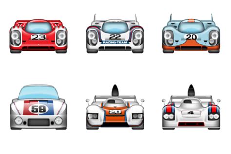 Emojis De Porsche Más De 50 Modelos Para Ios 10 Periodismo Del Motor