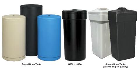 Brine Tanks And Components For Water Softener Systems