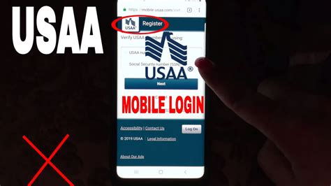 How To Register Login Find Password Usaa Federal Bank Mobile Website 🔴