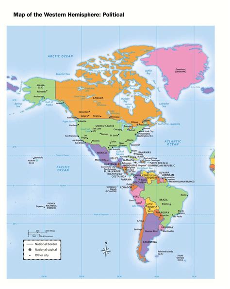 32 Map Of The Western Hemisphere Maps Database Source