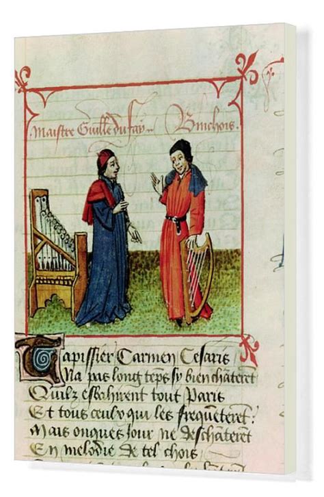 Prints Of Ms Fr Fol Guillaume Dufay D And Gilles