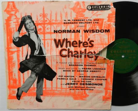 Wheres Charley Musical Play Lp England Press Michael Collins Orchestra Ebay