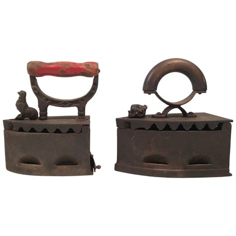 Two 19th Century Cast Iron Coal Irons At 1stdibs