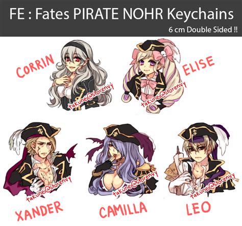 Merch Fire Emblem Pirate Keychains By Akiicchi On Deviantart