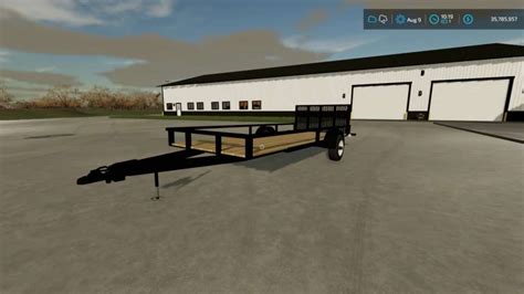 Big Tex Utility Trailer Converted V10 Fs22 Farming Simulator 22 Mod